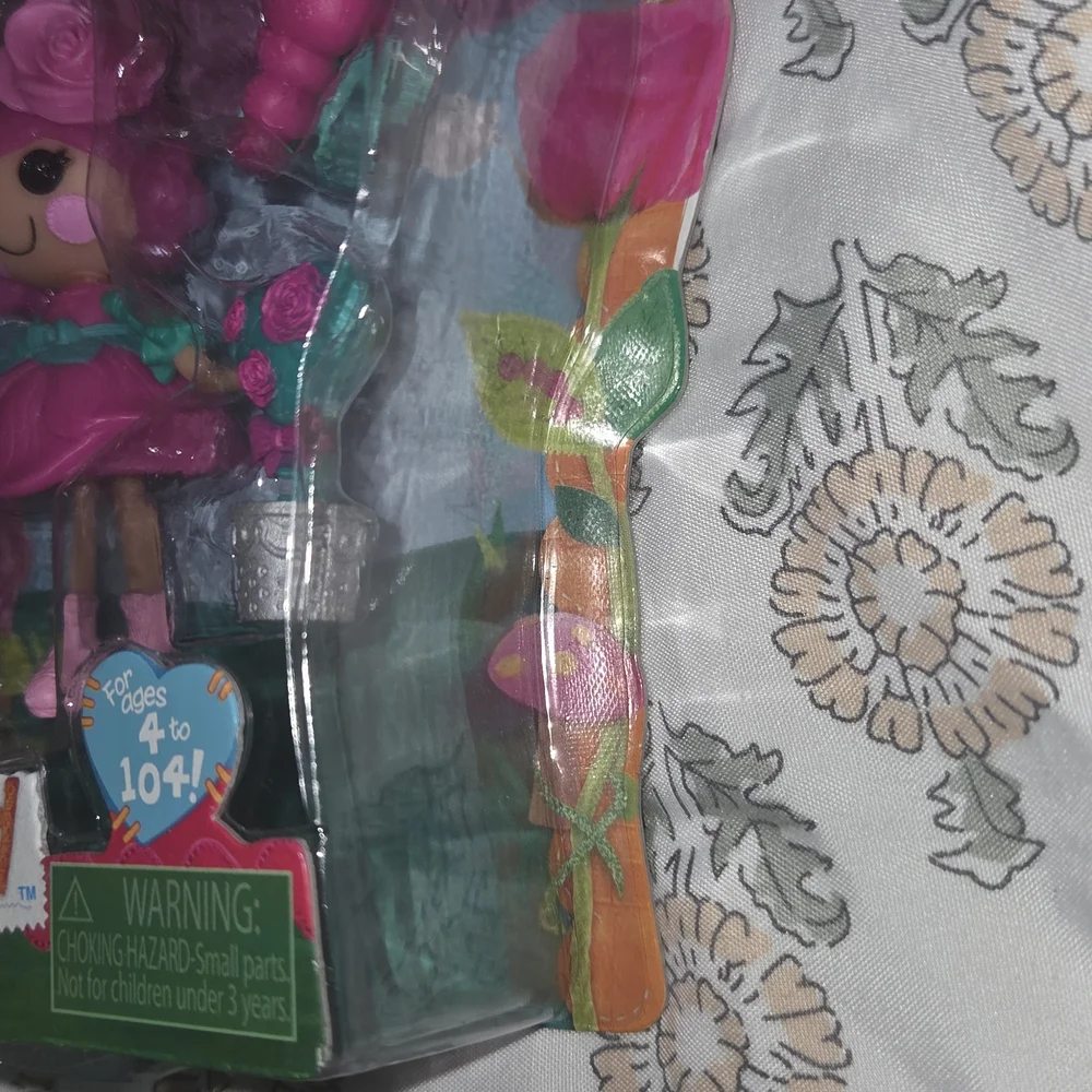 Mini Lalaloopsy Rosebud Longstem Doll - Pink and Green